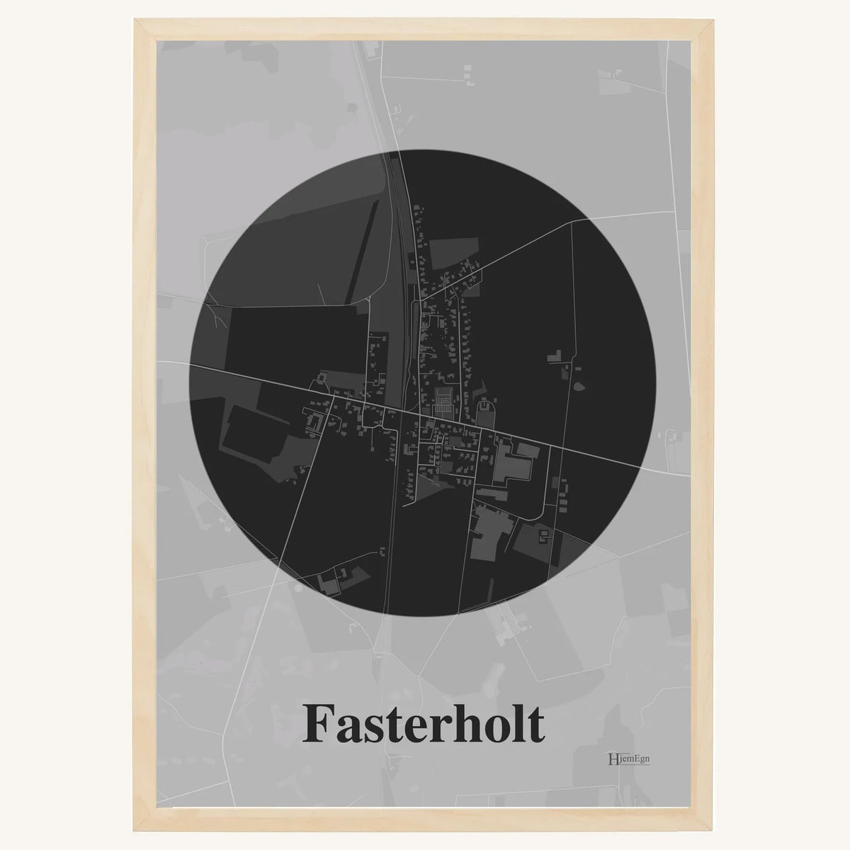 Fasterholt plakat – Centrum 2026 – Mørk grå
