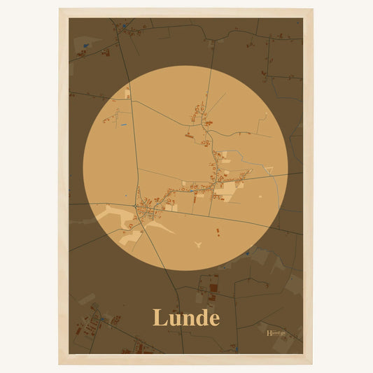 Lunde plakat – Centrum 2026 – Lys pastel brun