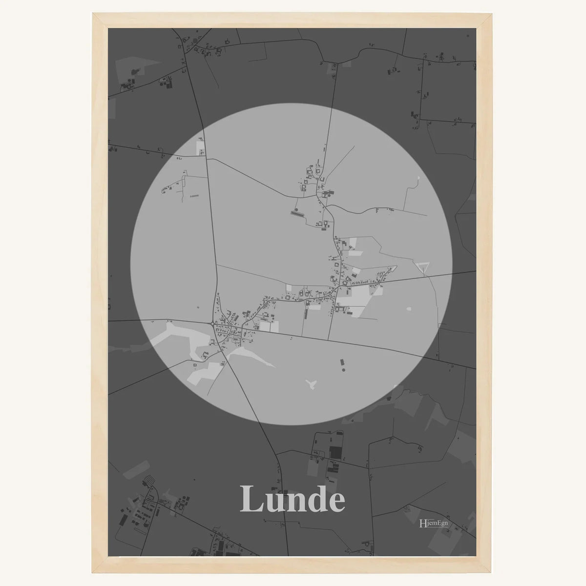 Lunde plakat – Centrum 2026 – Lys pastel grå