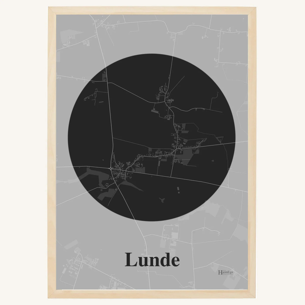 Lunde plakat – Centrum 2026 – Mørk grå