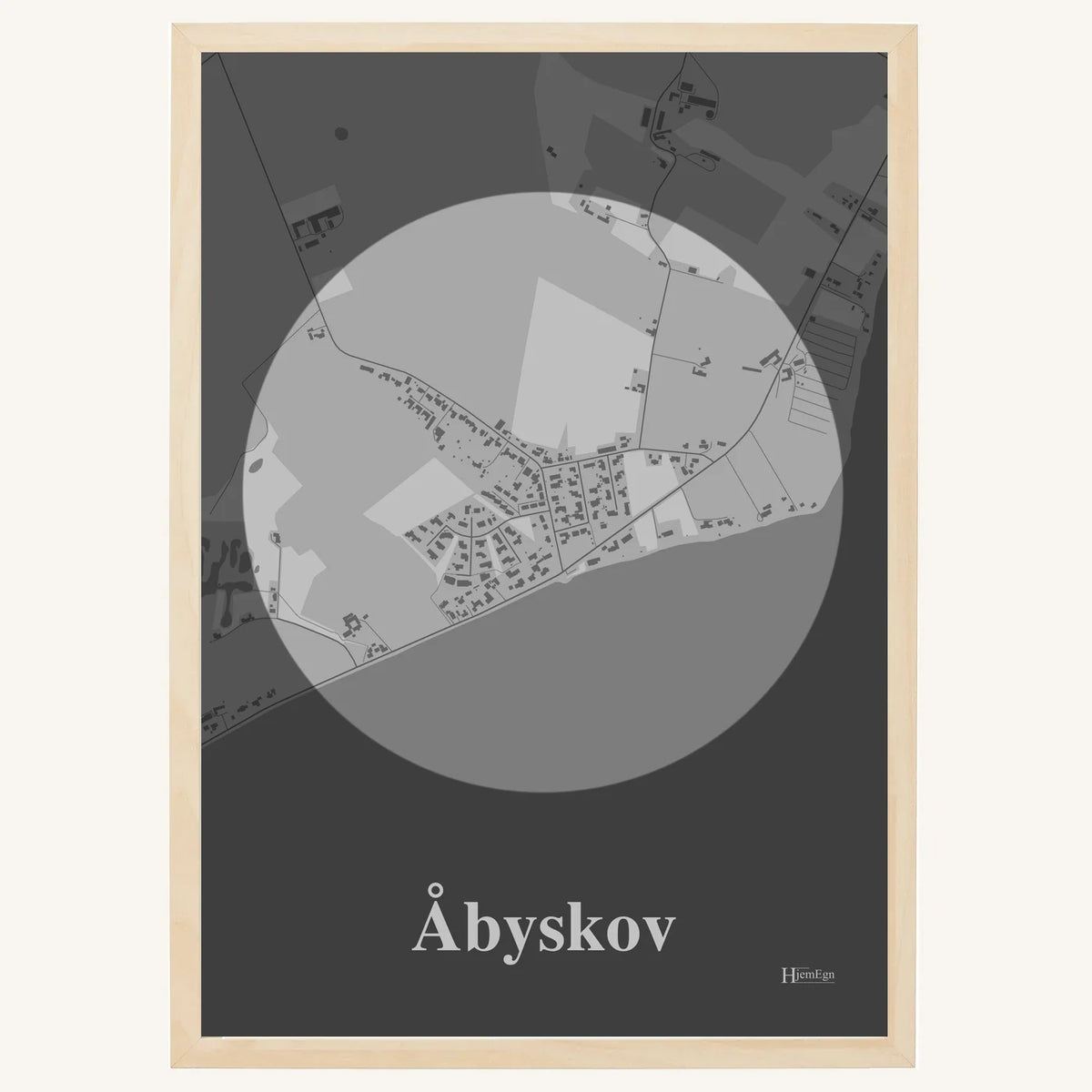 Åbyskov plakat – Centrum 2026 – Lys pastel grå