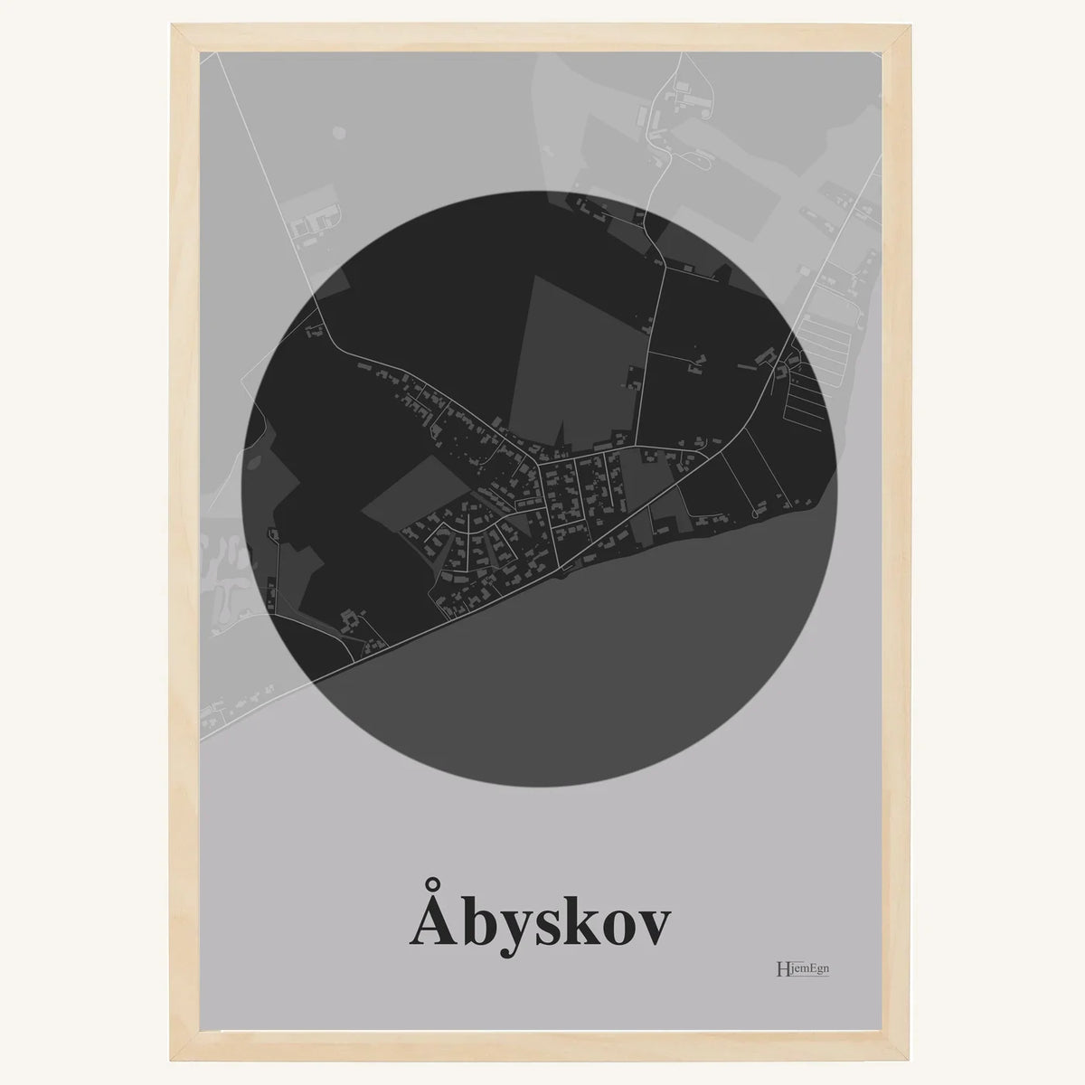 Åbyskov plakat – Centrum 2026 – Mørk grå