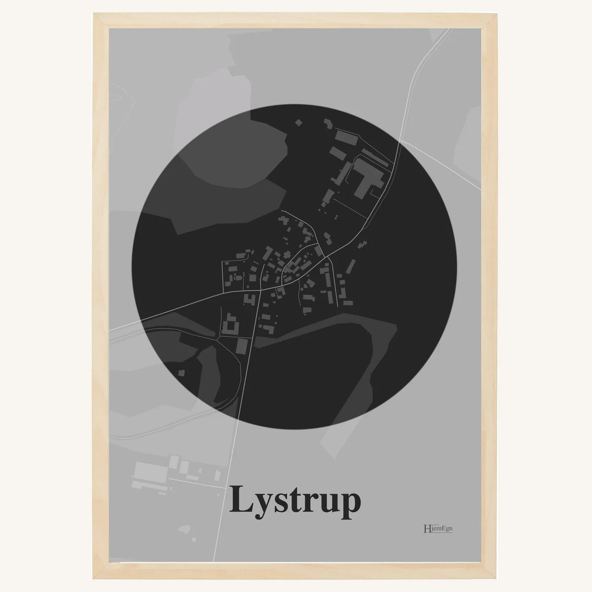 Lystrup plakat – Centrum 2026 – Mørk grå
