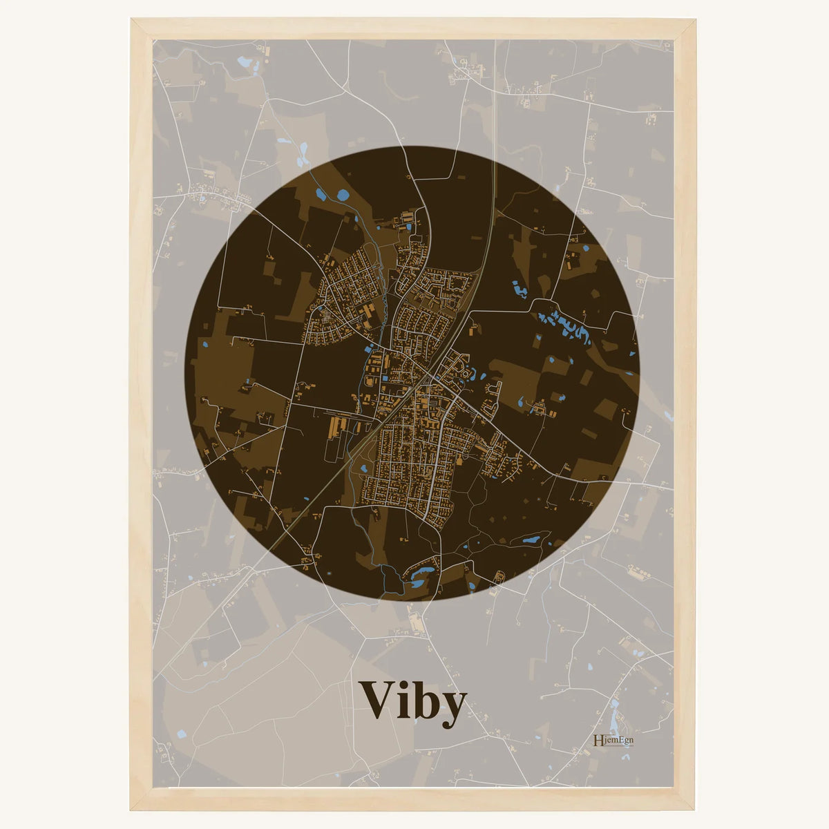 Viby plakat – Centrum 2026 – Mørk brun