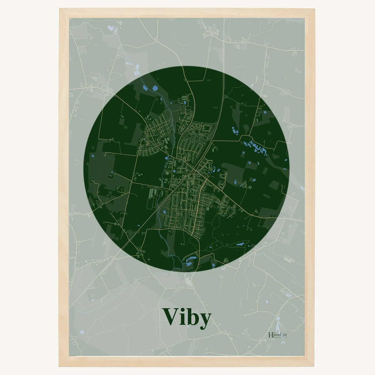 Viby plakat – Centrum 2026 – Mørk grøn