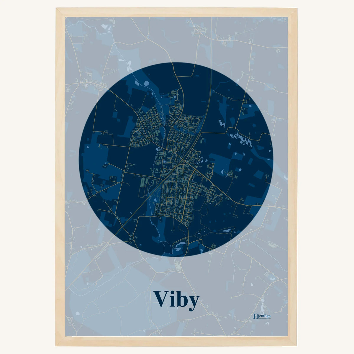 Viby plakat – Centrum 2026 – Mørk blå