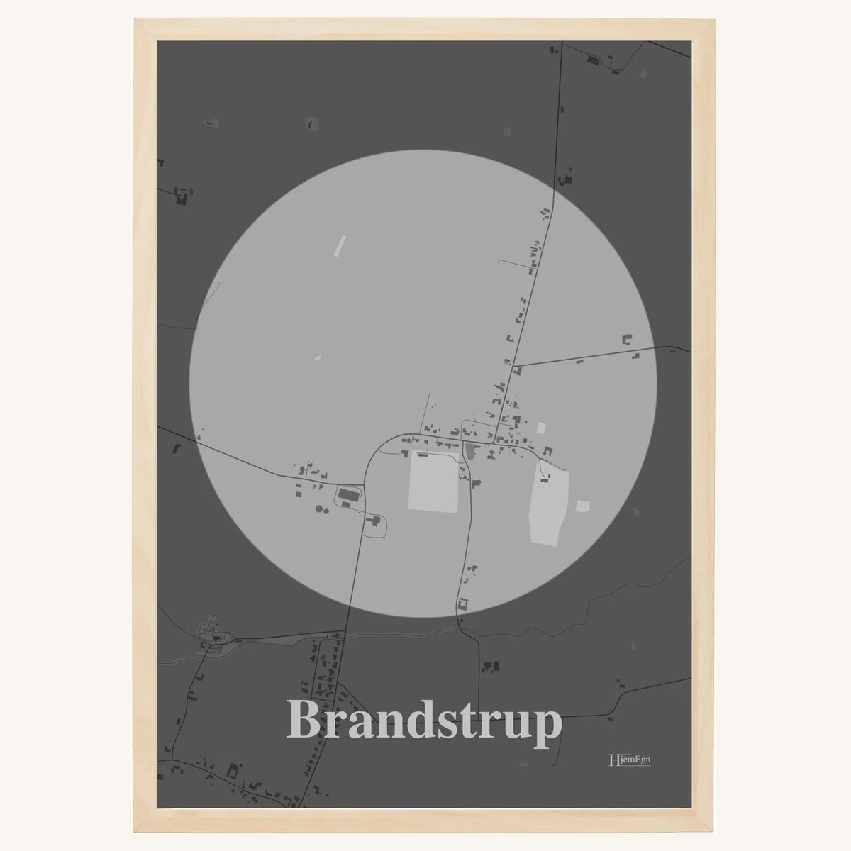 Brandstrup plakat – Centrum 2026 – Lys pastel grå
