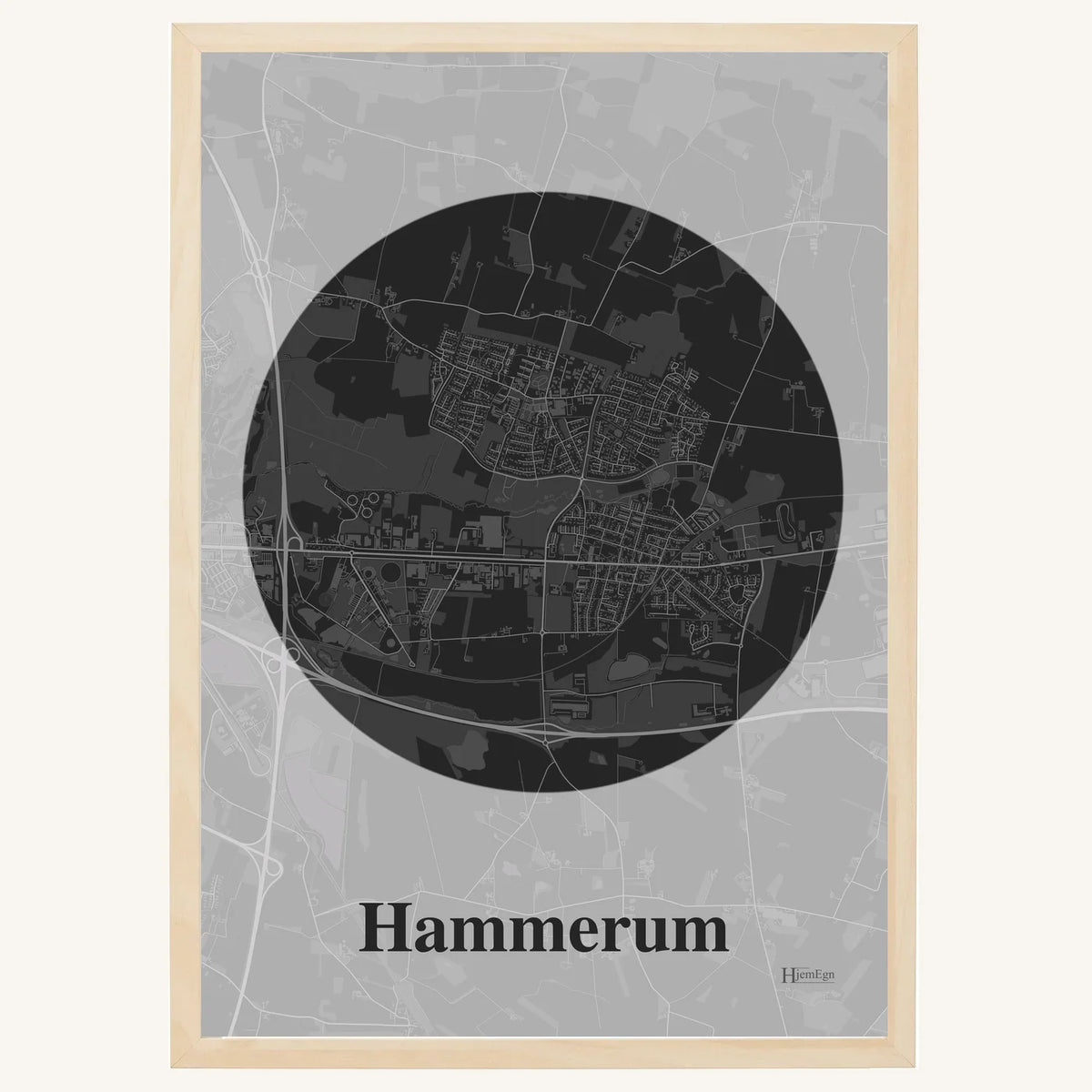 Hammerum plakat – Centrum 2026 – Mørk grå