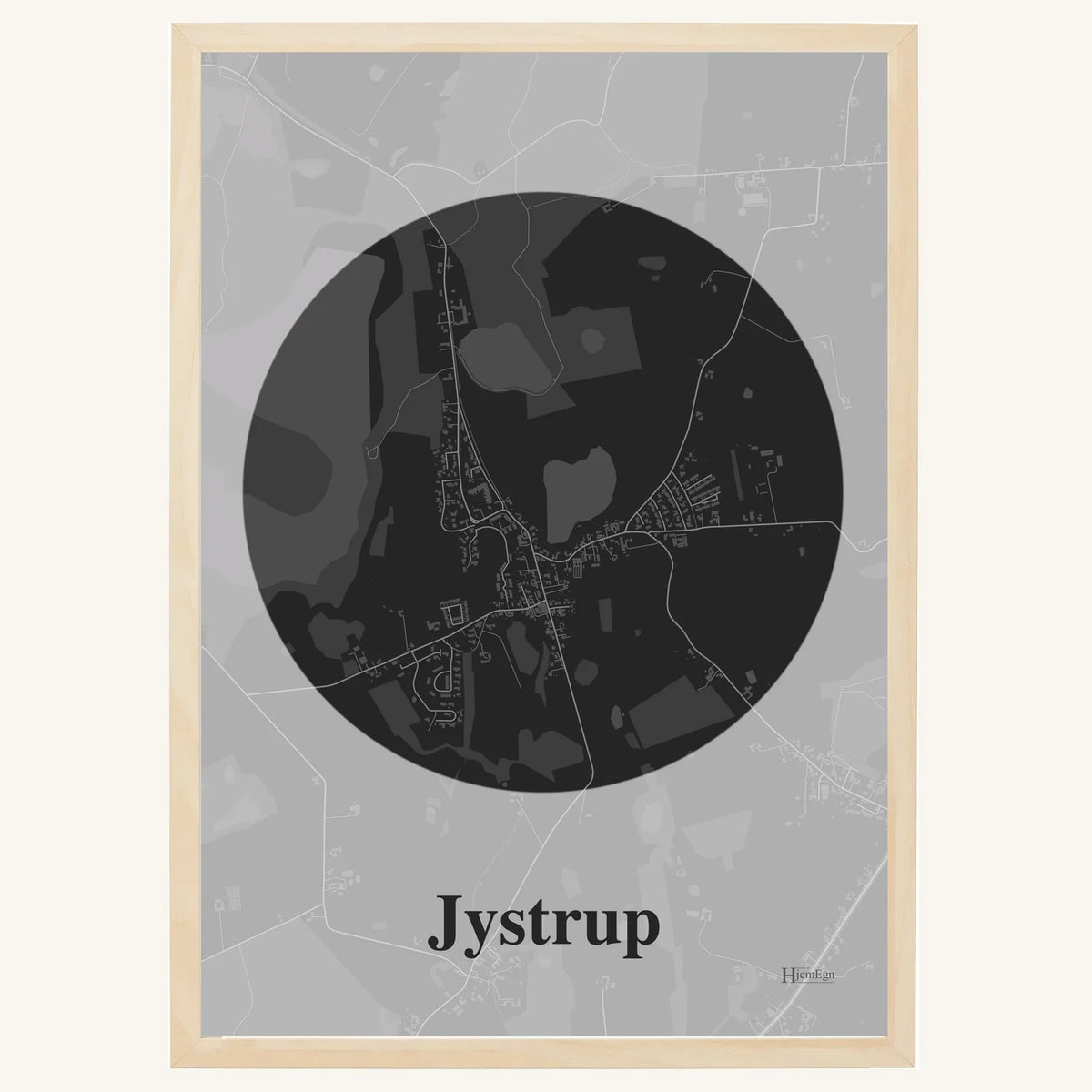 Jystrup plakat – Centrum 2026 – Mørk grå