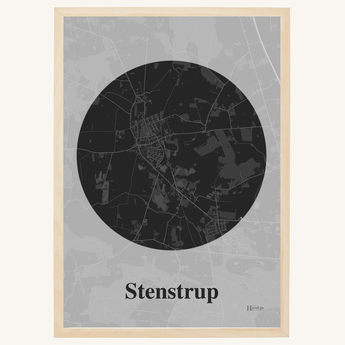 Stenstrup plakat – Centrum 2026 – Mørk grå