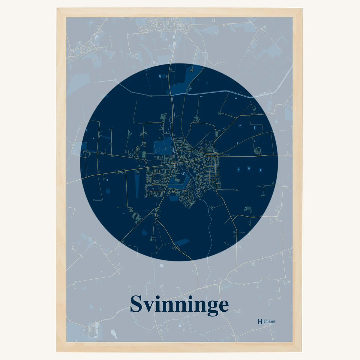 Svinninge plakat – Centrum 2026 – Mørk blå