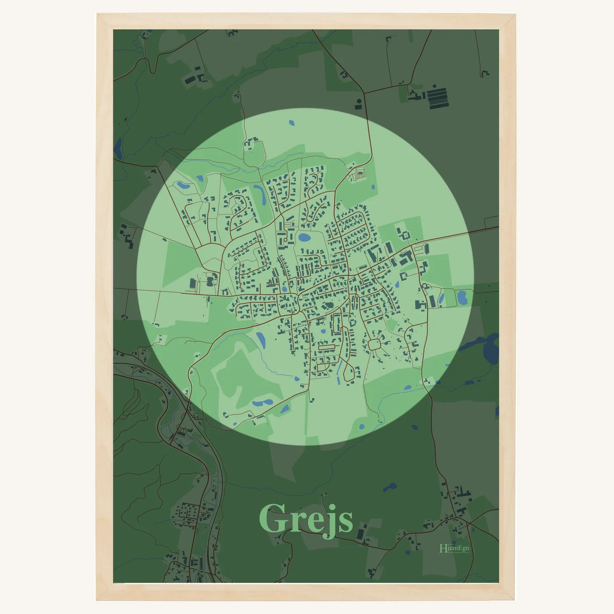 Grejs plakat – Centrum 2026 – Lys pastel grøn