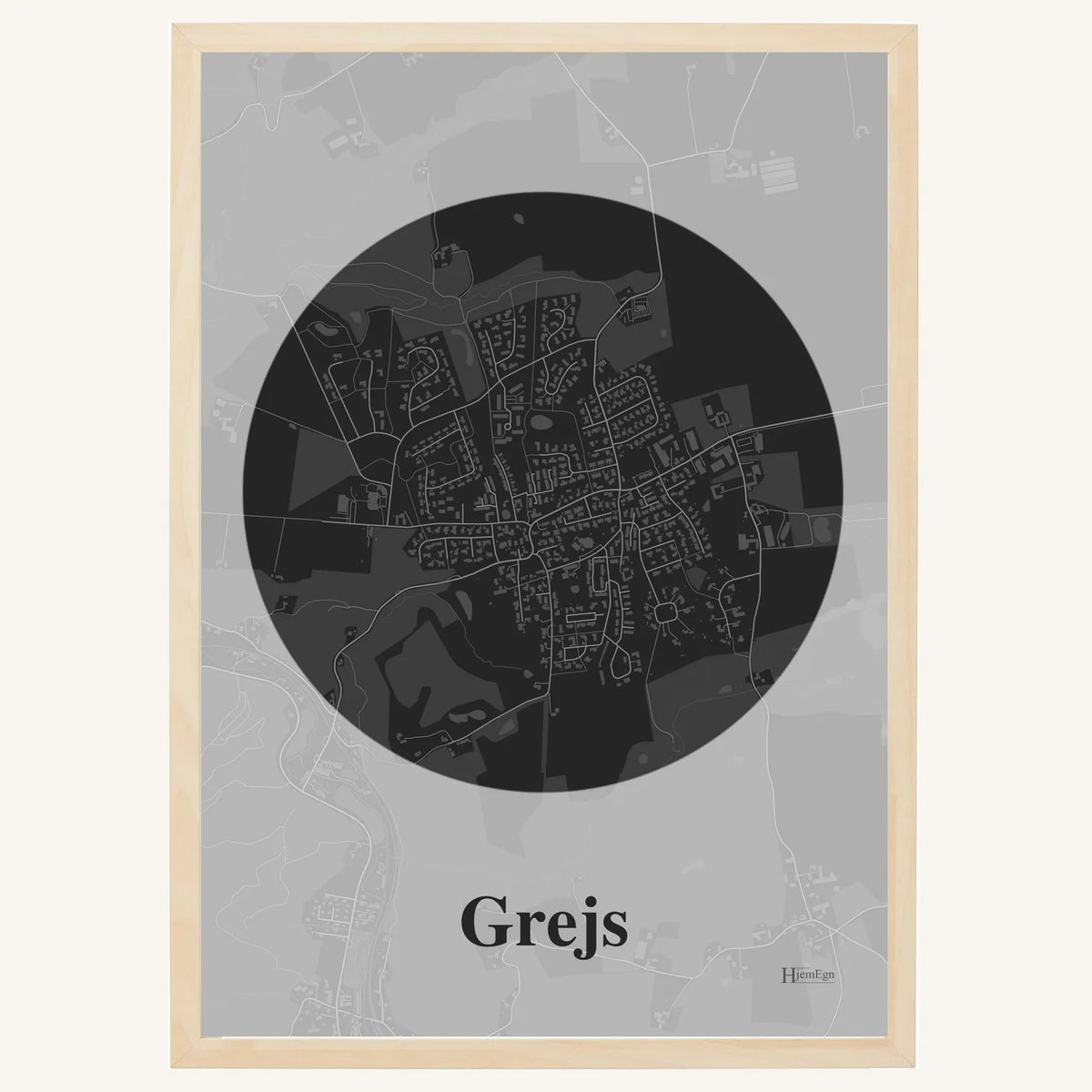 Grejs plakat – Centrum 2026 – Mørk grå