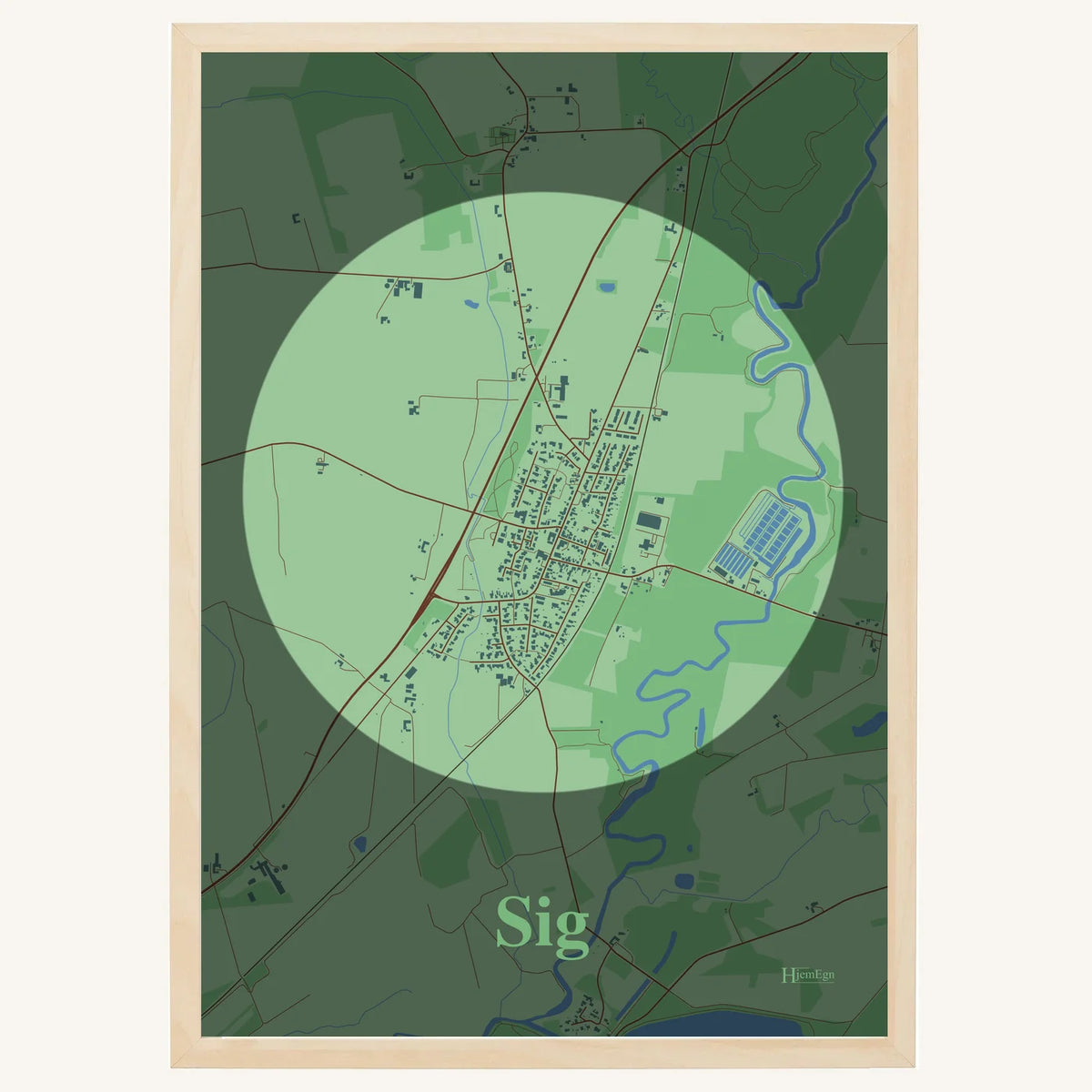 Sig plakat – Centrum 2026 – Lys pastel grøn
