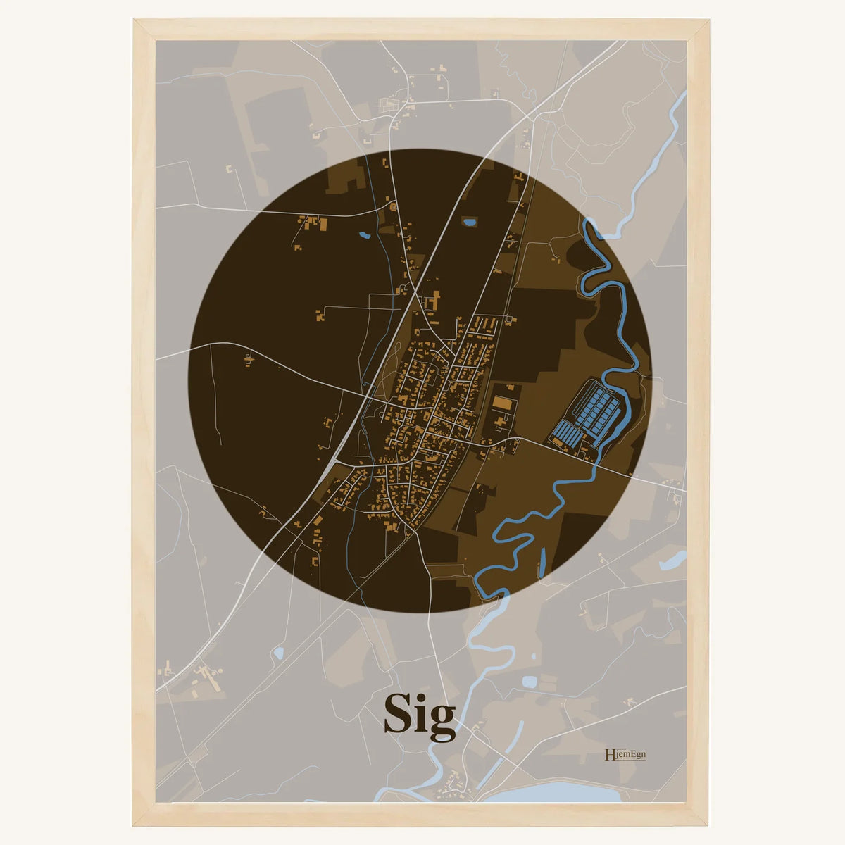 Sig plakat – Centrum 2026 – Mørk brun