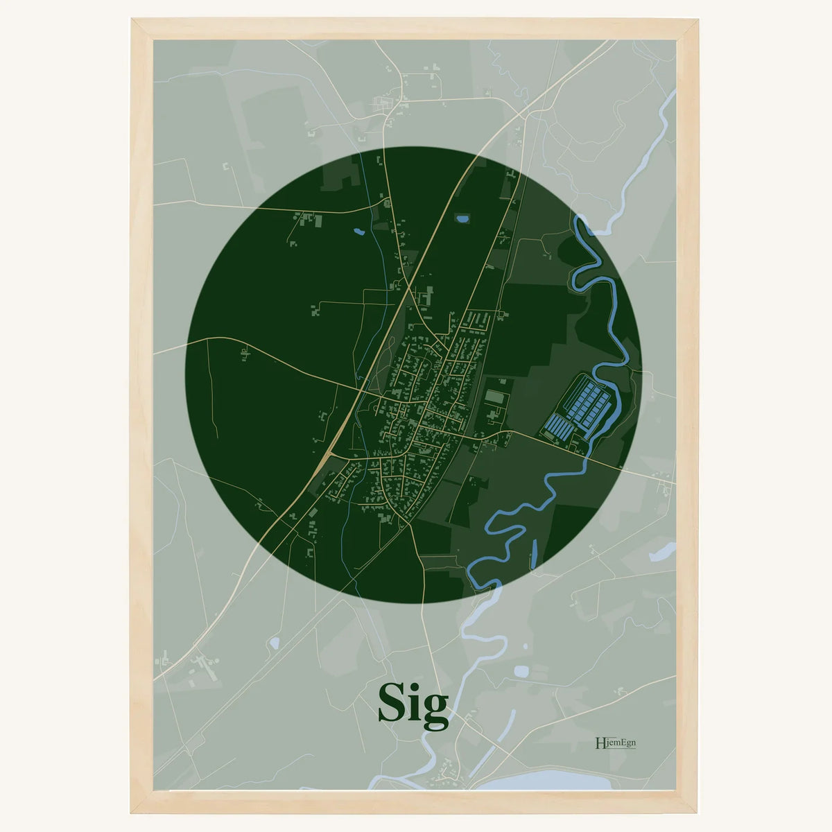 Sig plakat – Centrum 2026 – Mørk grøn