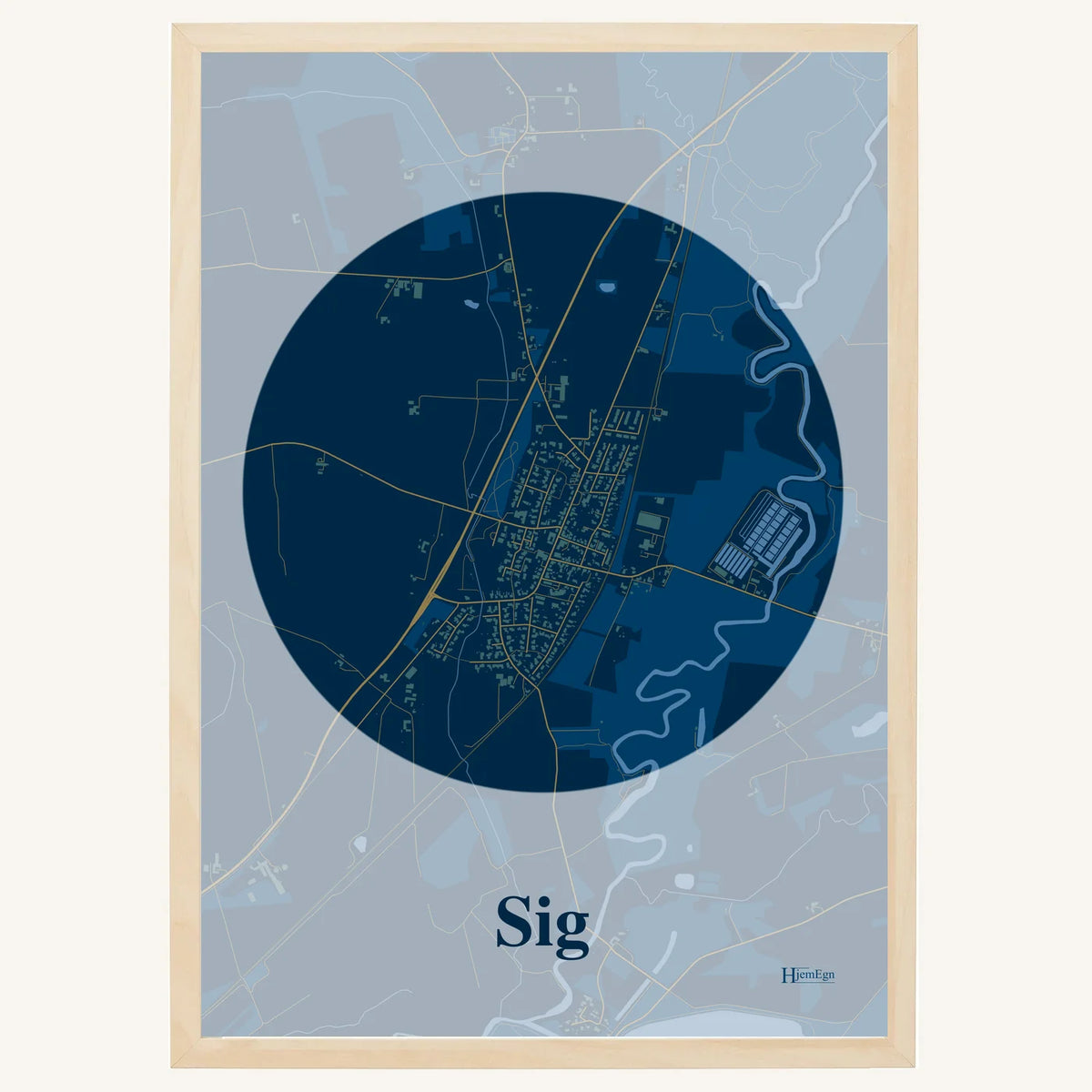 Sig plakat – Centrum 2026 – Mørk blå