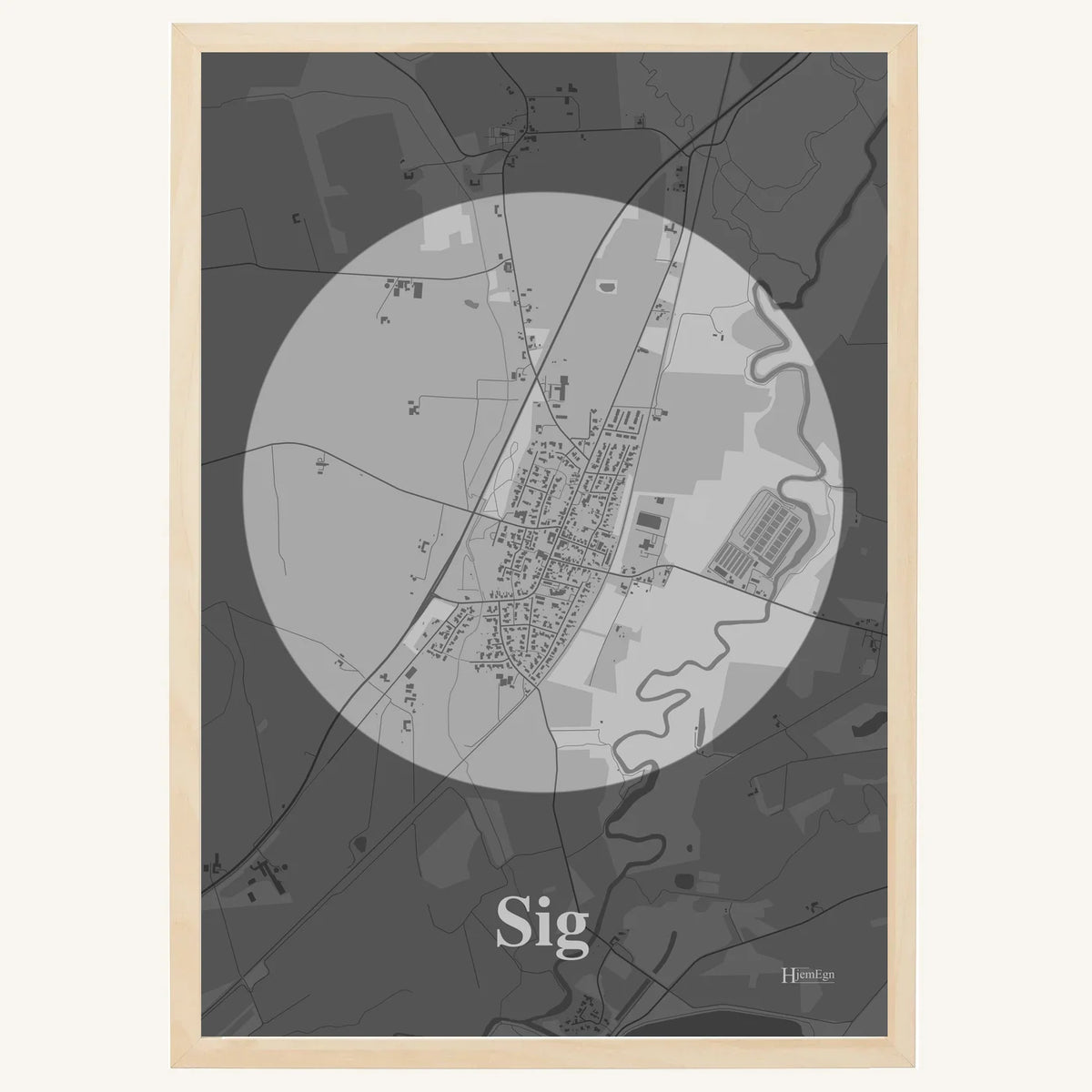 Sig plakat – Centrum 2026 – Lys pastel grå