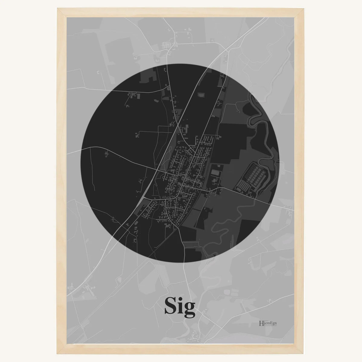 Sig plakat – Centrum 2026 – Mørk grå