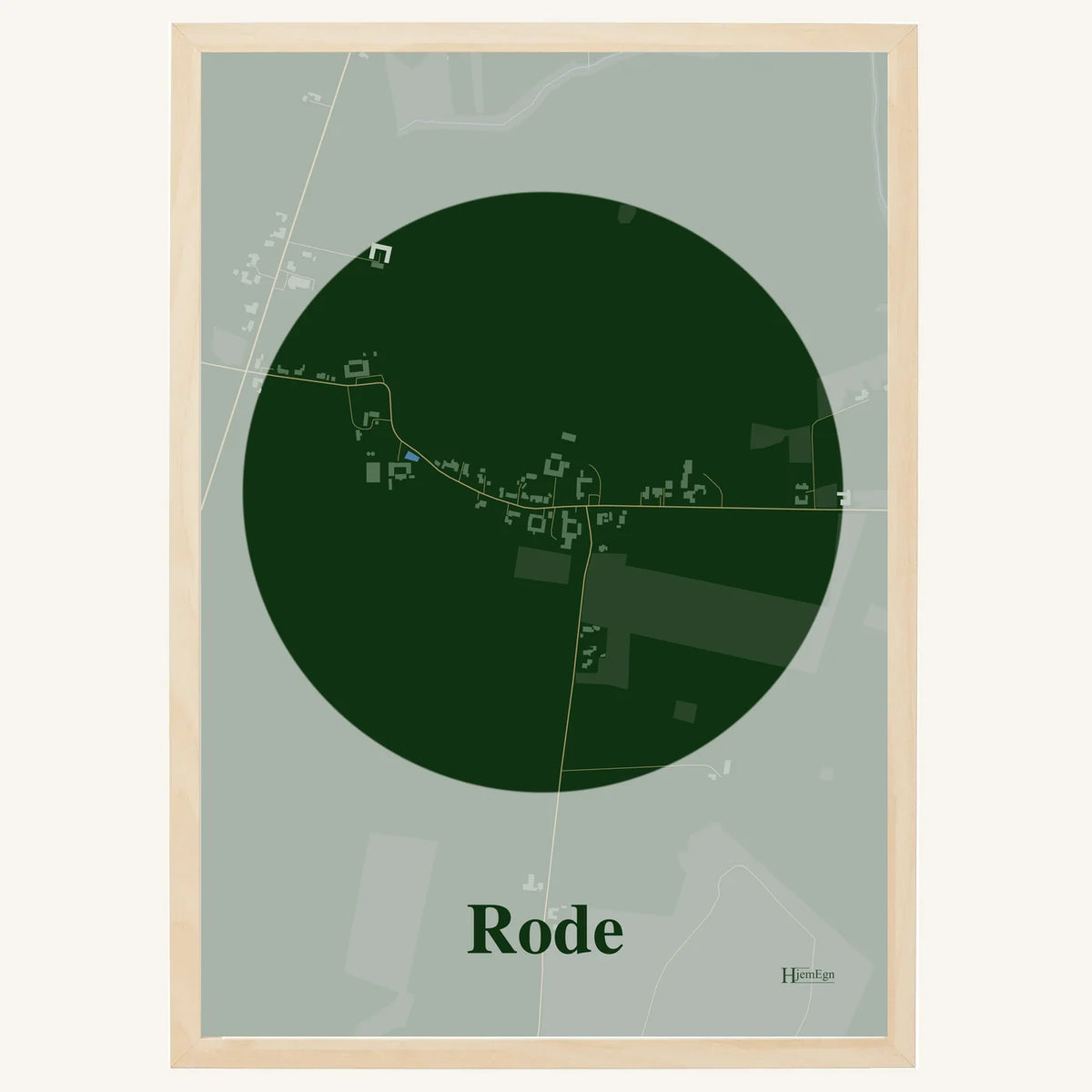 Rode plakat – Centrum 2026 – Mørk grøn