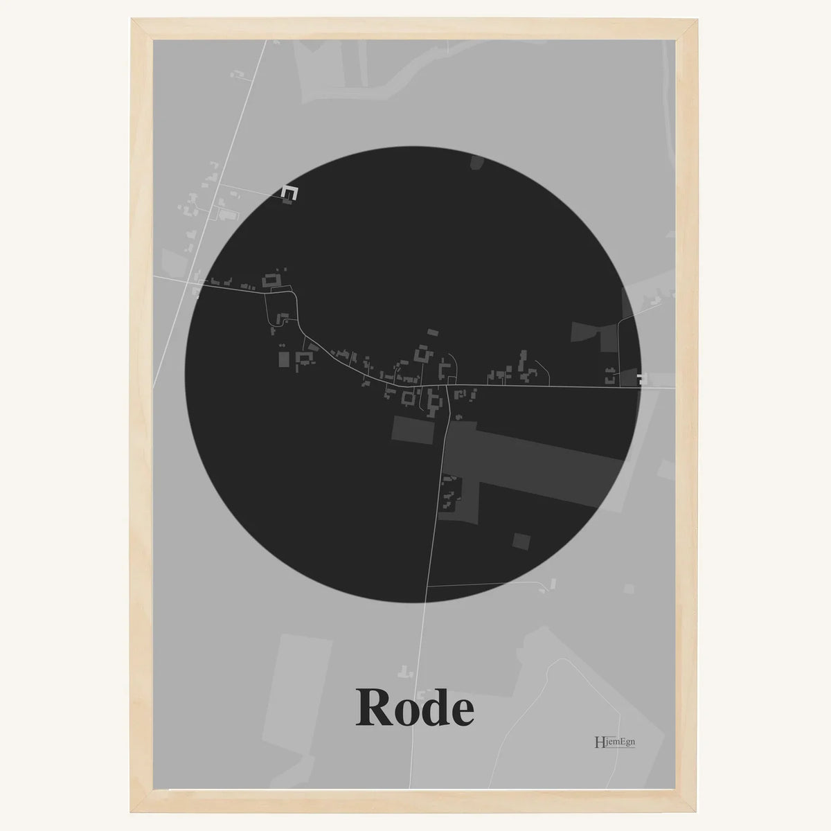 Rode plakat – Centrum 2026 – Mørk grå