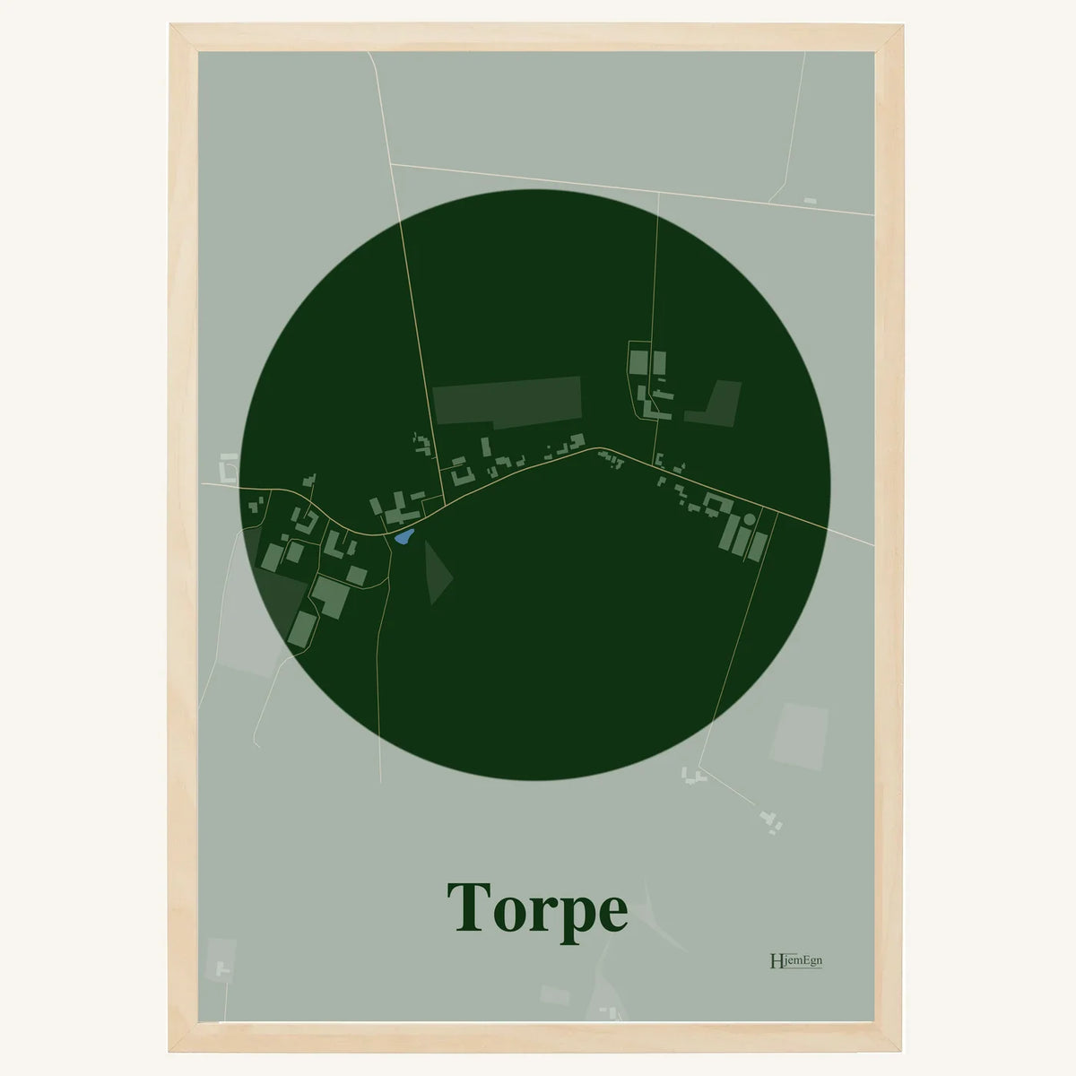 Torpe plakat – Centrum 2026 – Mørk grøn