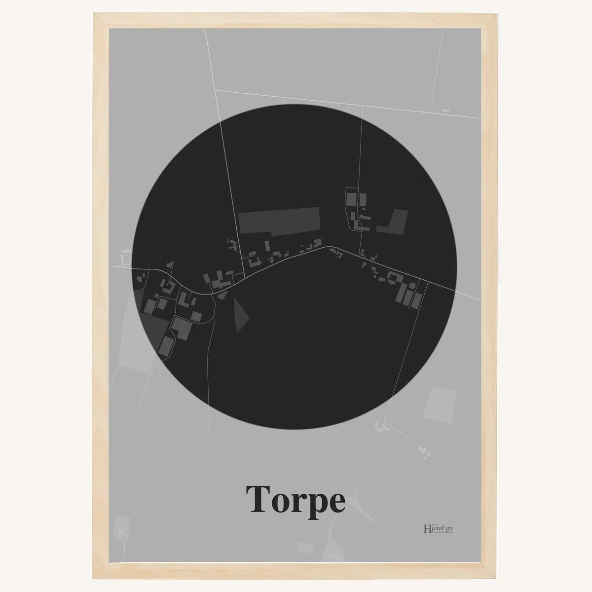 Torpe plakat – Centrum 2026 – Mørk grå