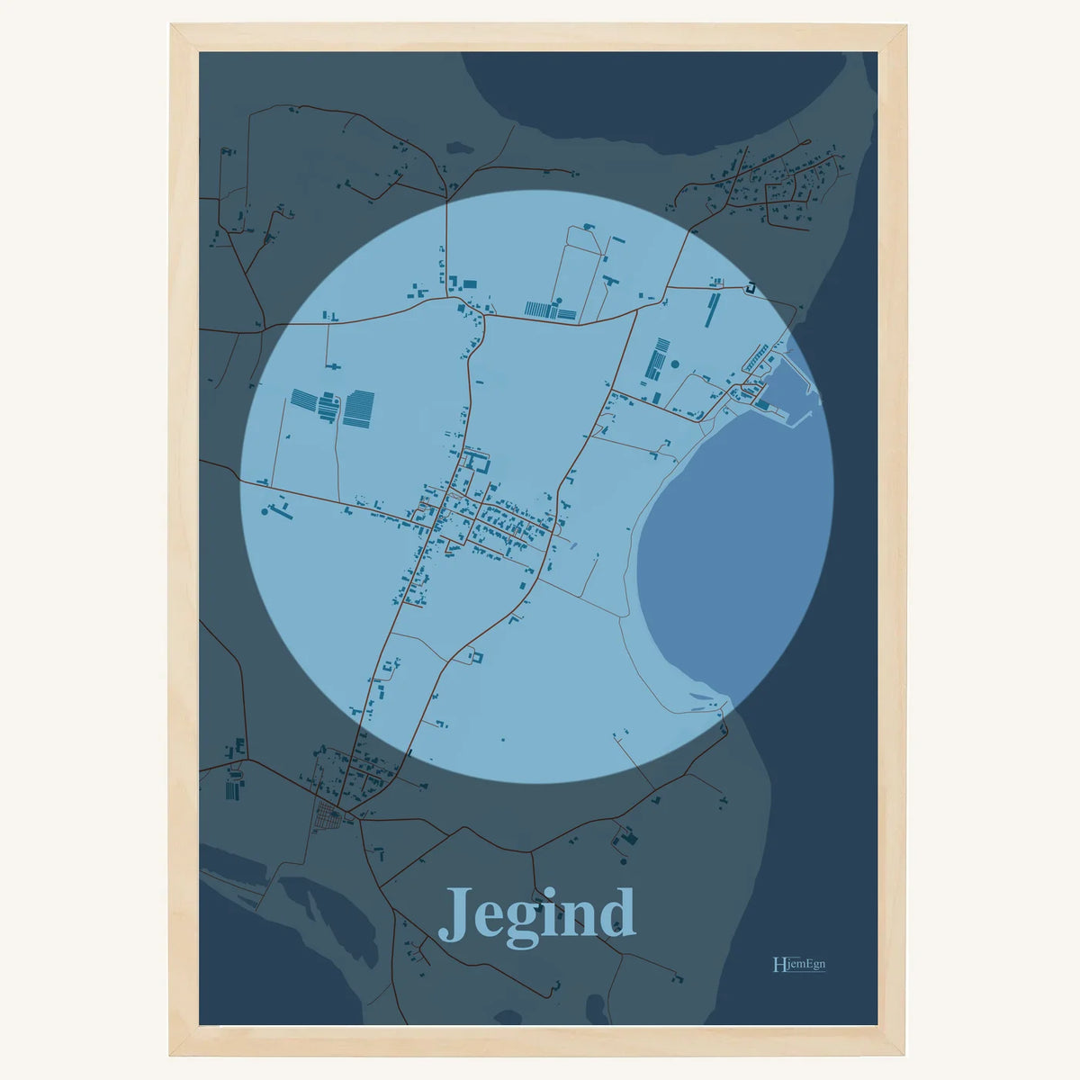 Jegind plakat – Centrum 2026 – Lys pastel blå