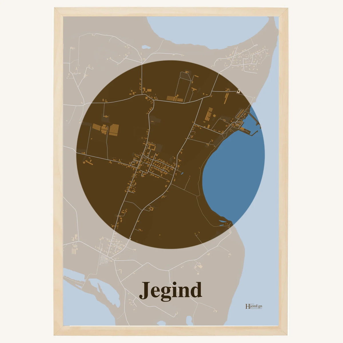 Jegind plakat – Centrum 2026 – Mørk brun