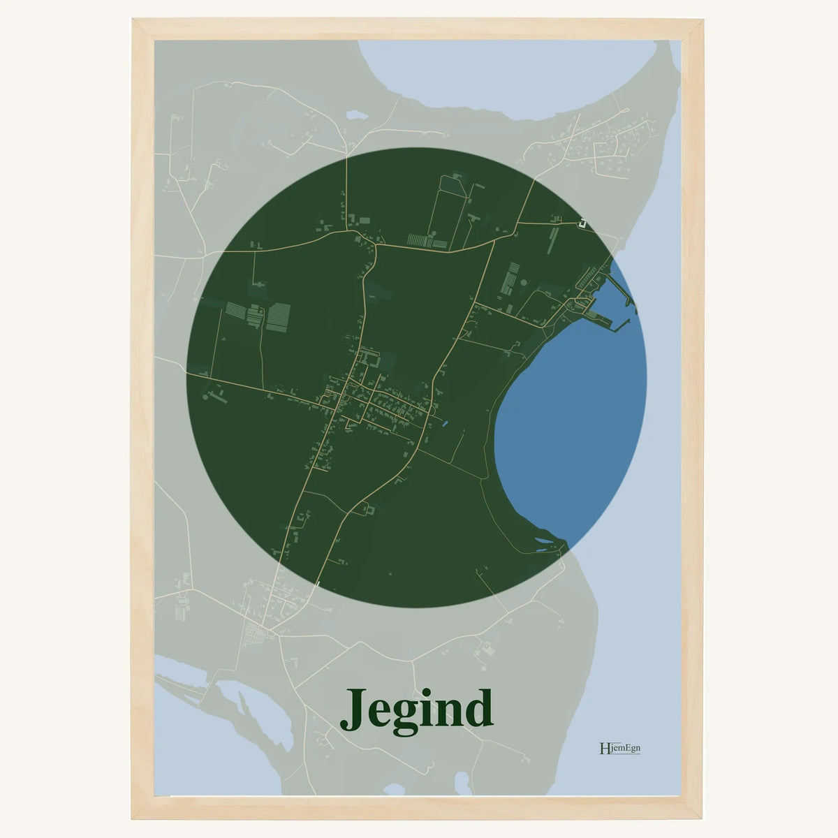 Jegind plakat – Centrum 2026 – Mørk grøn