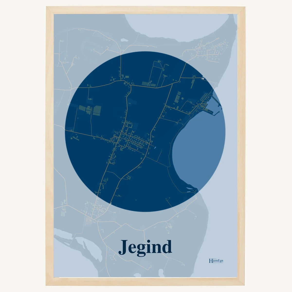 Jegind plakat – Centrum 2026 – Mørk blå