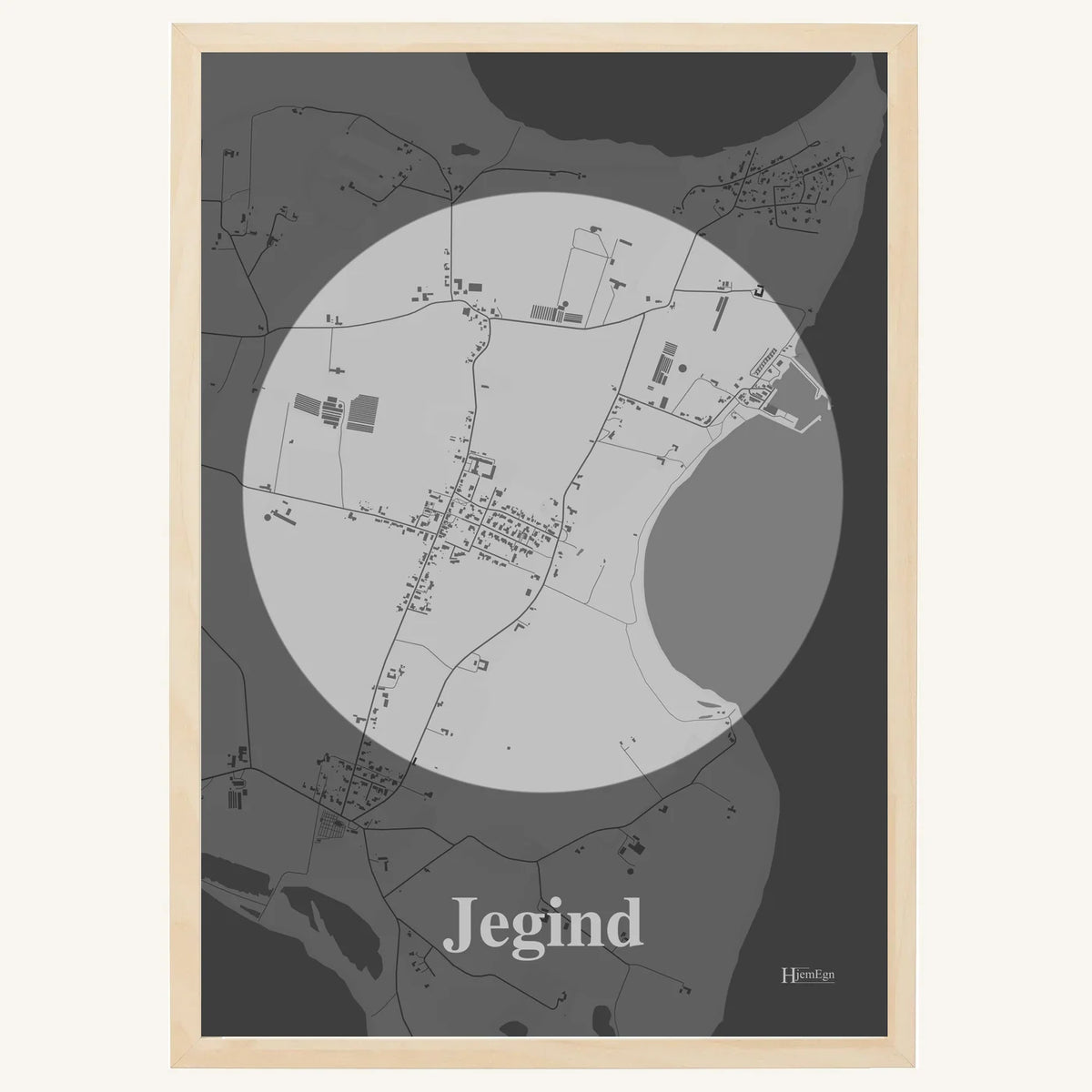 Jegind plakat – Centrum 2026 – Lys pastel grå