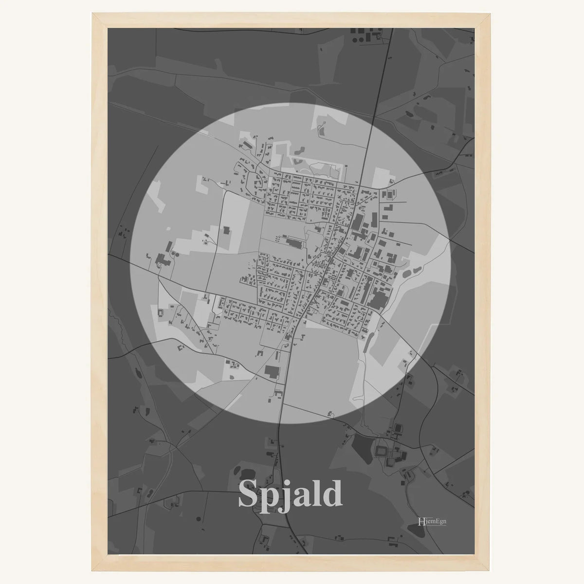 Spjald plakat – Centrum 2026 – Lys pastel grå