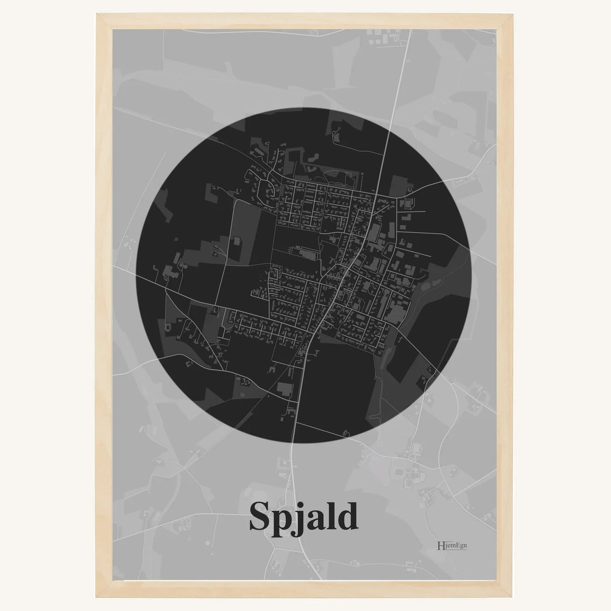 Spjald plakat – Centrum 2026 – Mørk grå