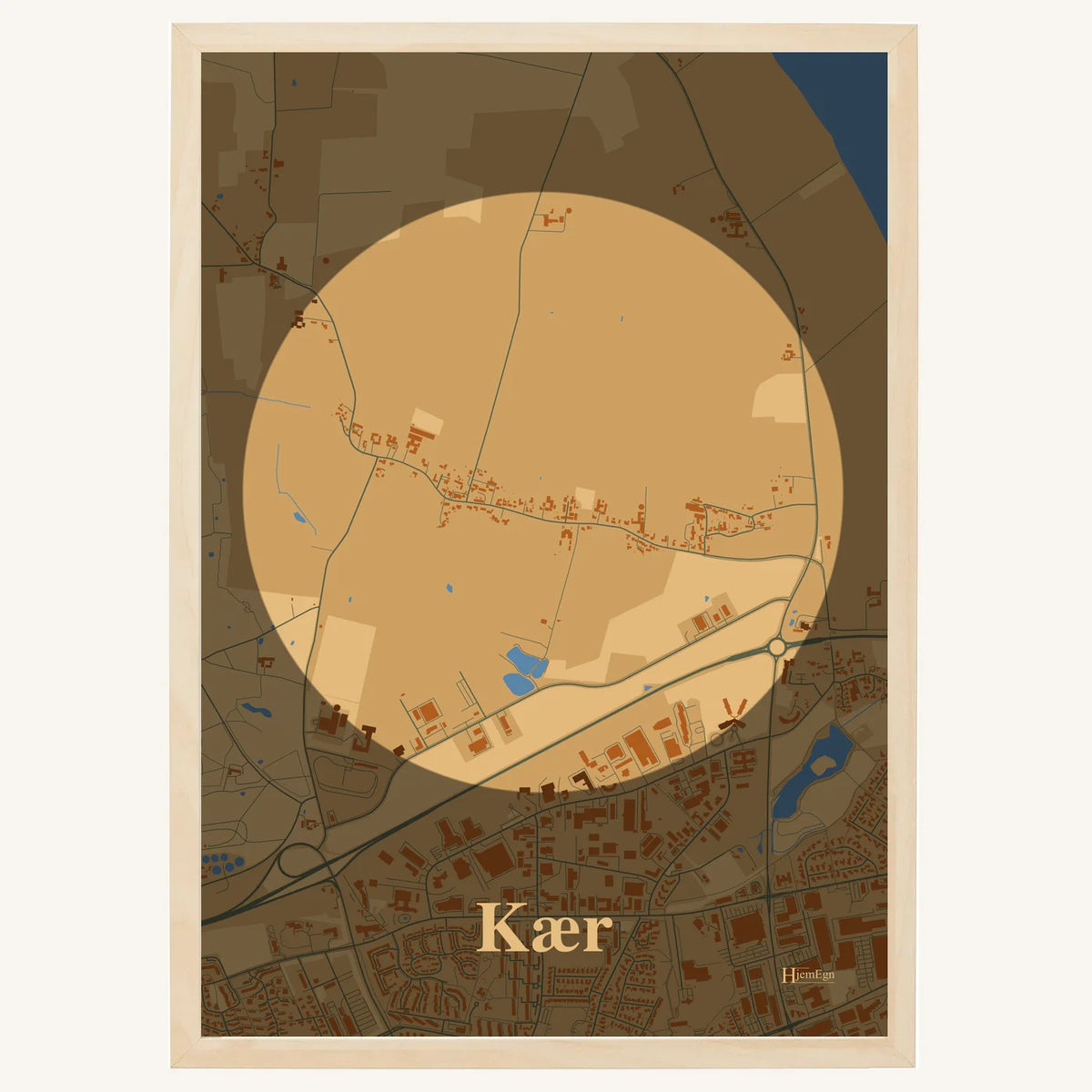 Kær plakat – Centrum 2026 – Lys pastel brun