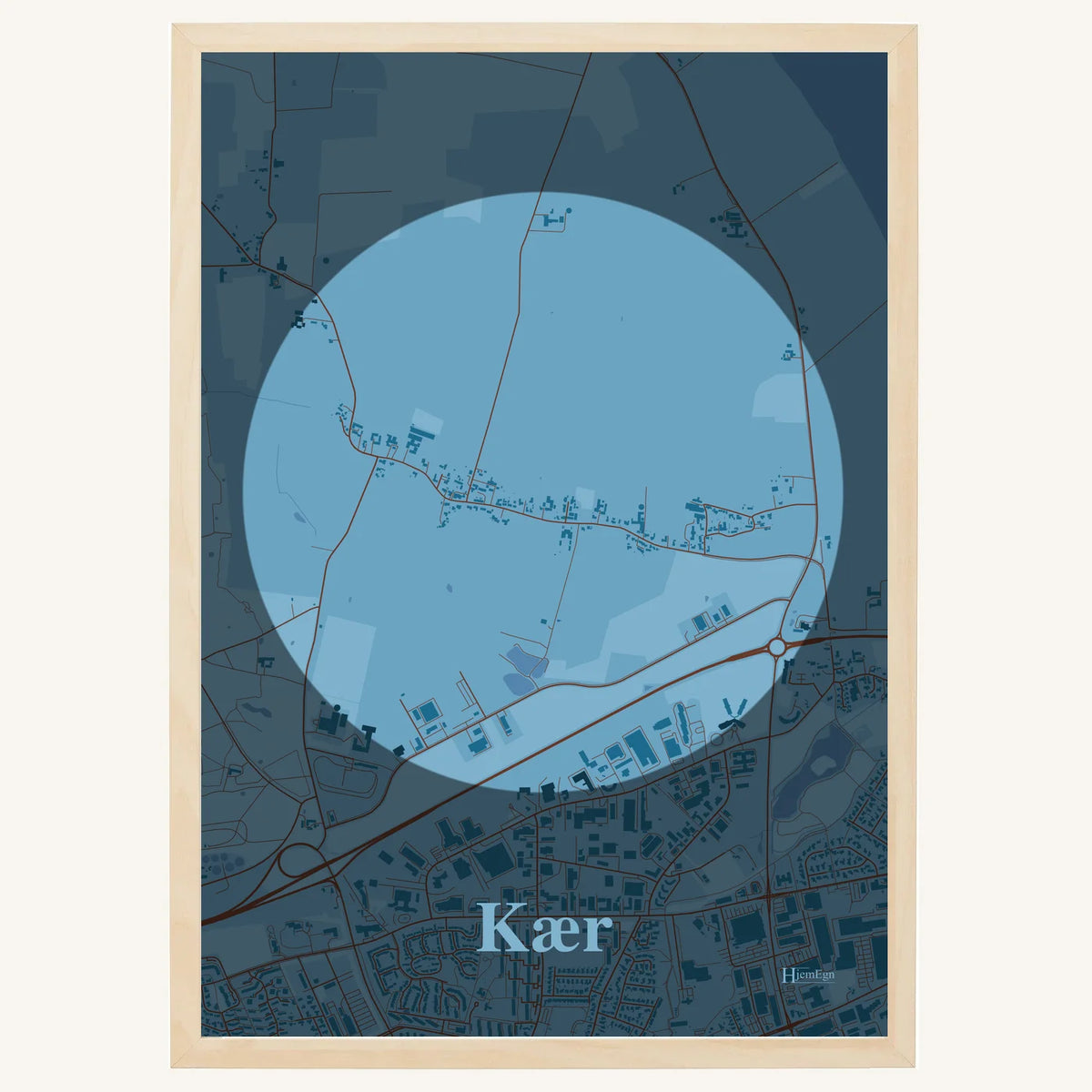 Kær plakat – Centrum 2026 – Lys pastel blå