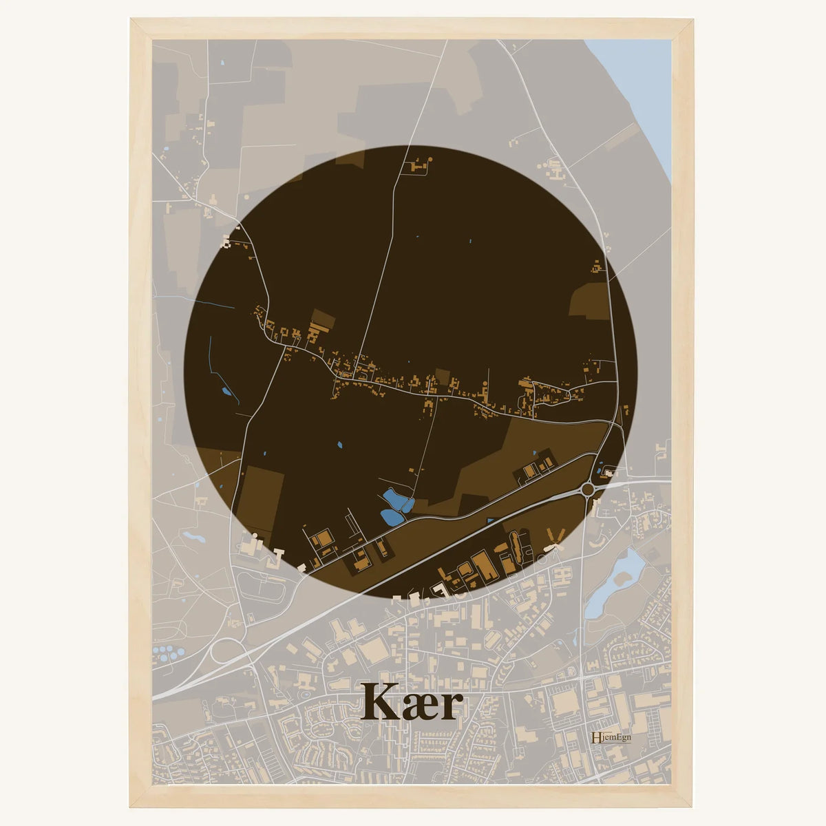 Kær plakat – Centrum 2026 – Mørk brun