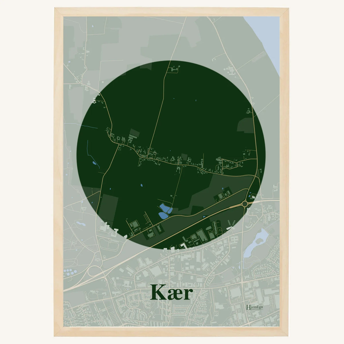 Kær plakat – Centrum 2026 – Mørk grøn