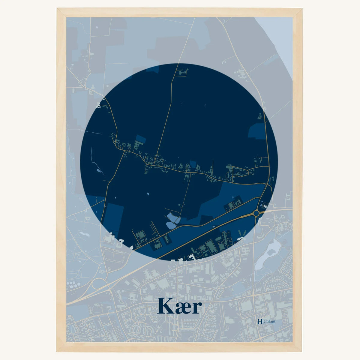 Kær plakat – Centrum 2026 – Mørk blå