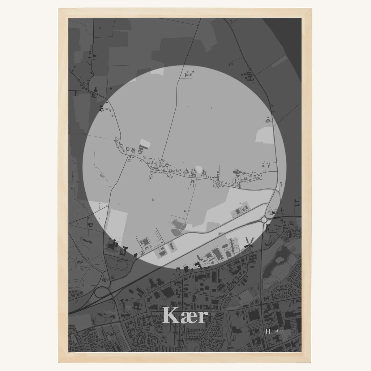 Kær plakat – Centrum 2026 – Lys pastel grå