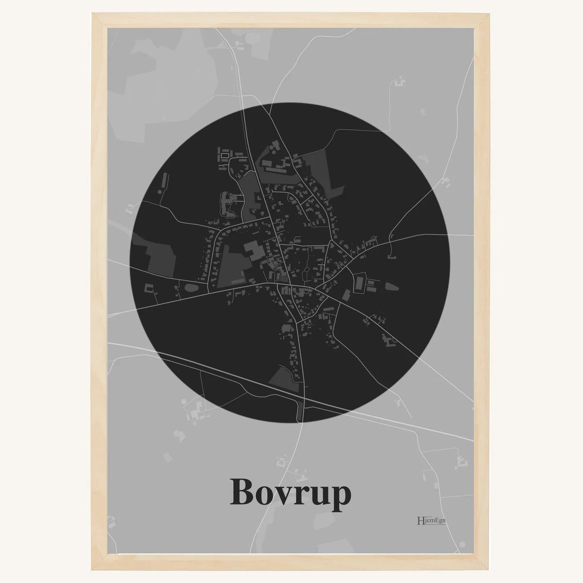 Bovrup plakat – Centrum 2026 – Mørk grå