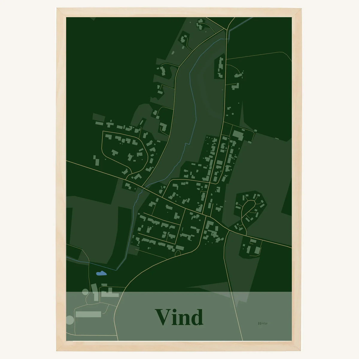 Vind plakat – Firkantet 2026 – Mørk grøn