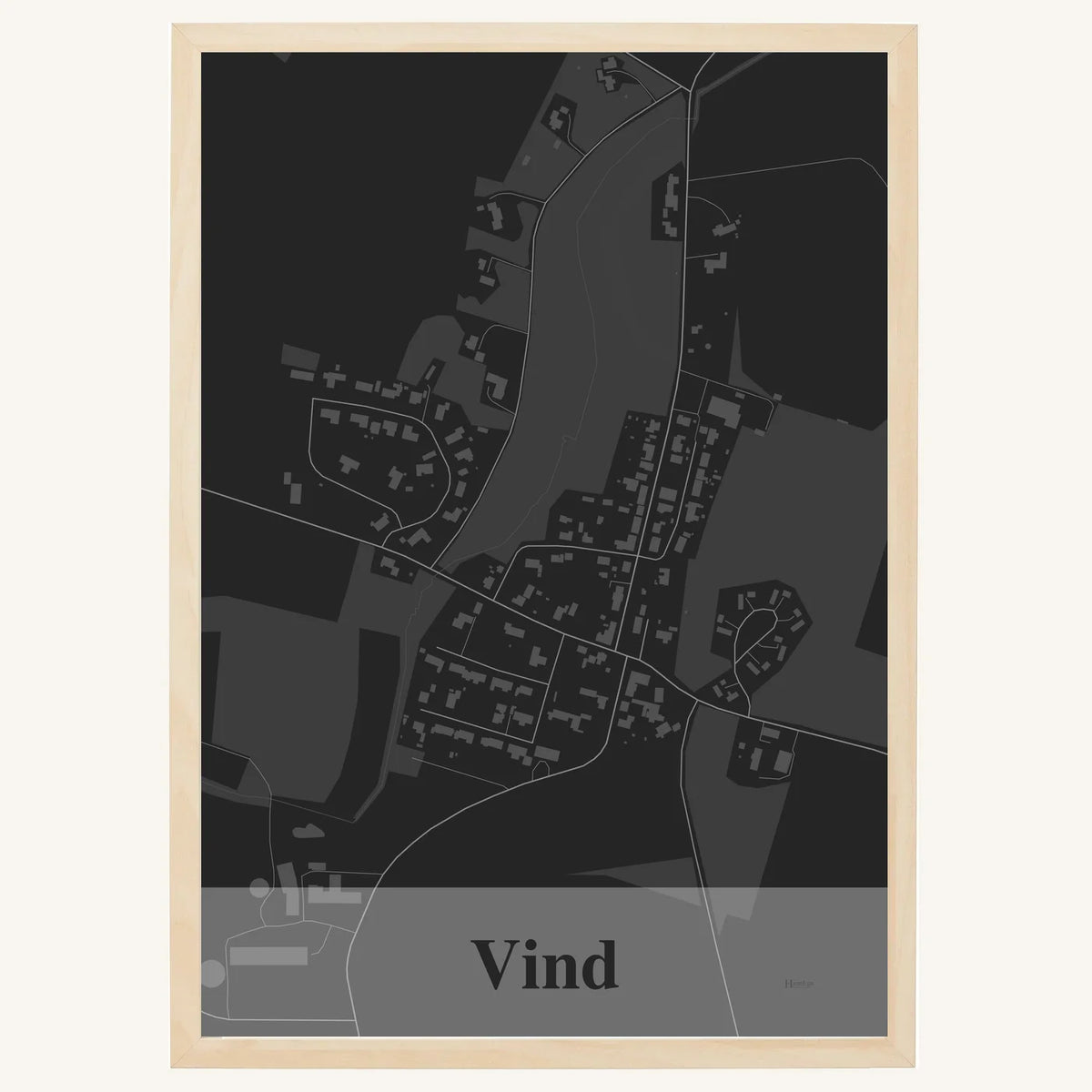 Vind plakat – Firkantet 2026 – Mørk grå