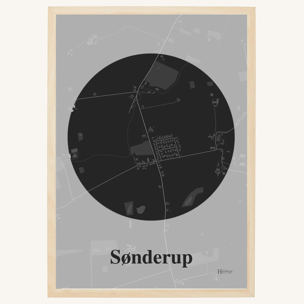 Sønderup plakat – Centrum 2026 – Mørk grå