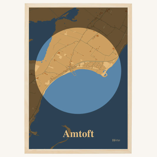 Amtoft plakat – Centrum 2026 – Lys pastel brun