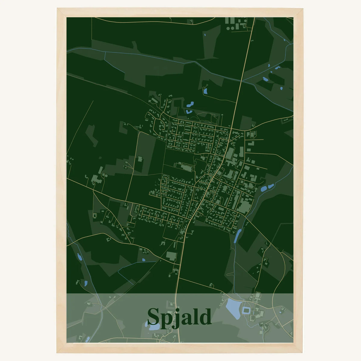 Spjald plakat – Firkantet 2026 – Mørk grøn