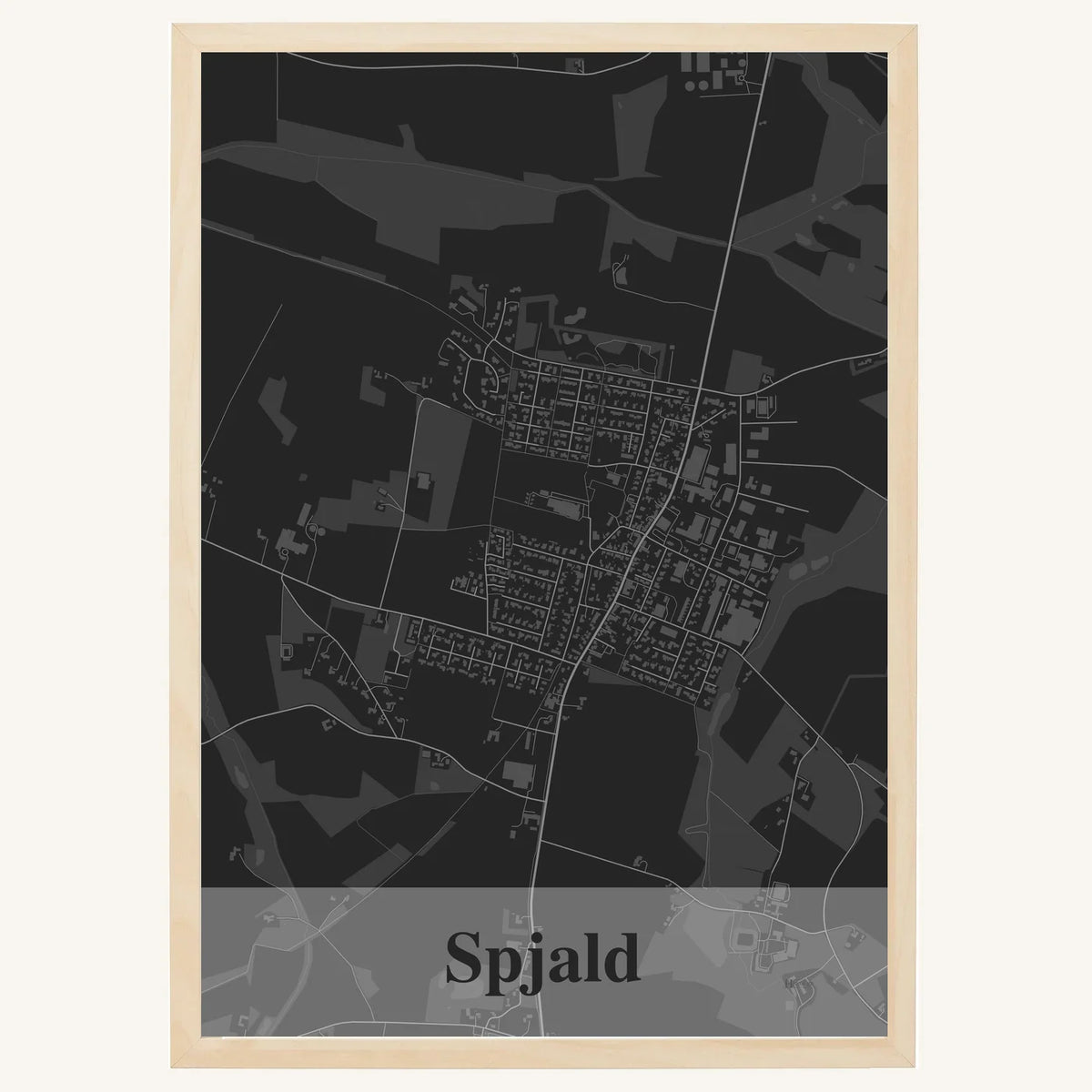 Spjald plakat – Firkantet 2026 – Mørk grå