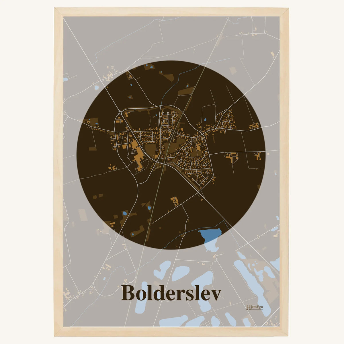 Bolderslev plakat – Centrum 2026 – Mørk brun