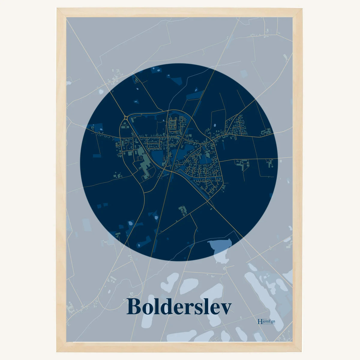 Bolderslev plakat – Centrum 2026 – Mørk blå