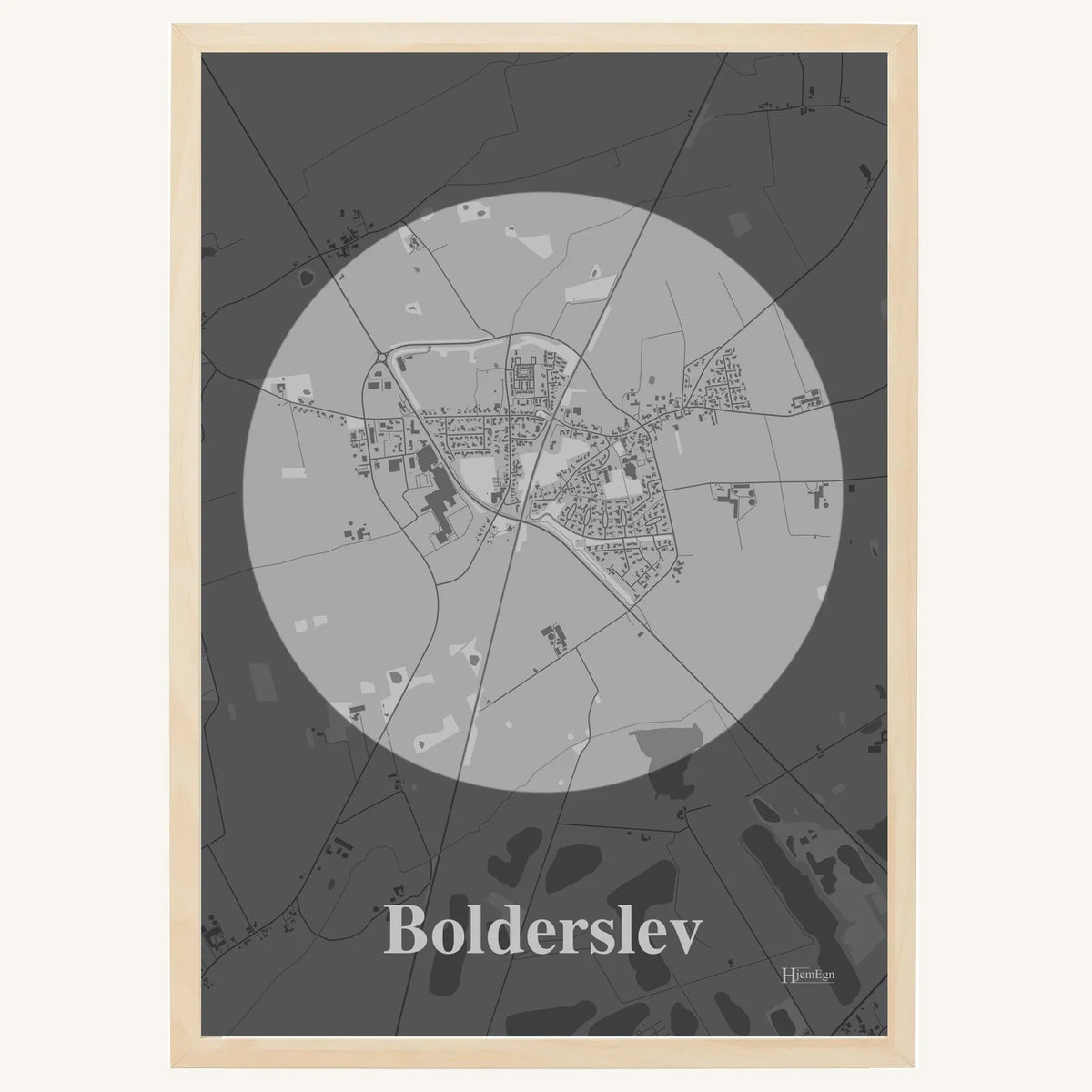 Bolderslev plakat – Centrum 2026 – Lys pastel grå